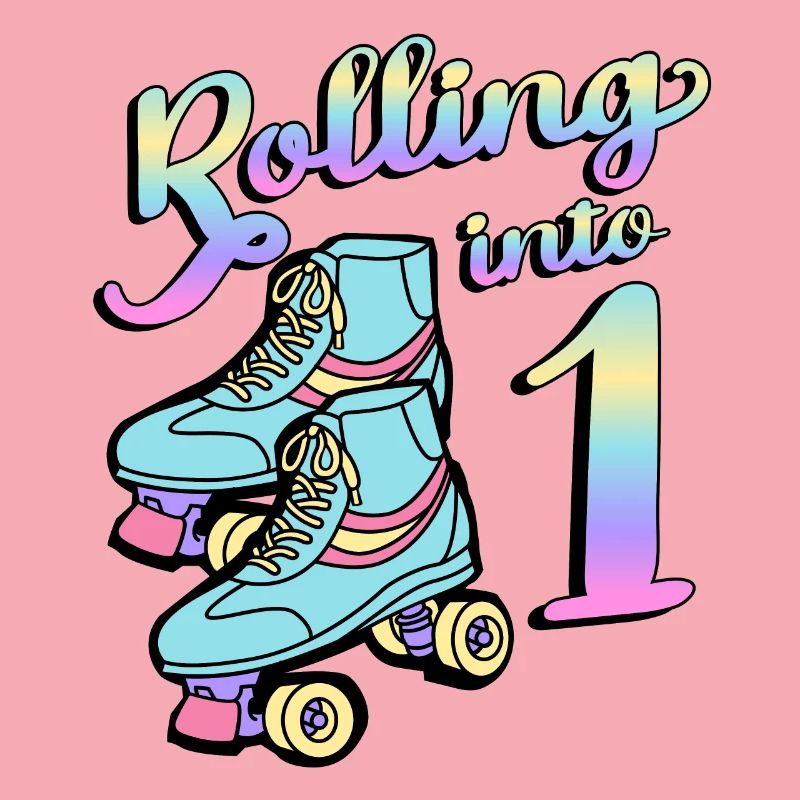 Rolling Into 1 Roller Skaters Skates 1. Jahr