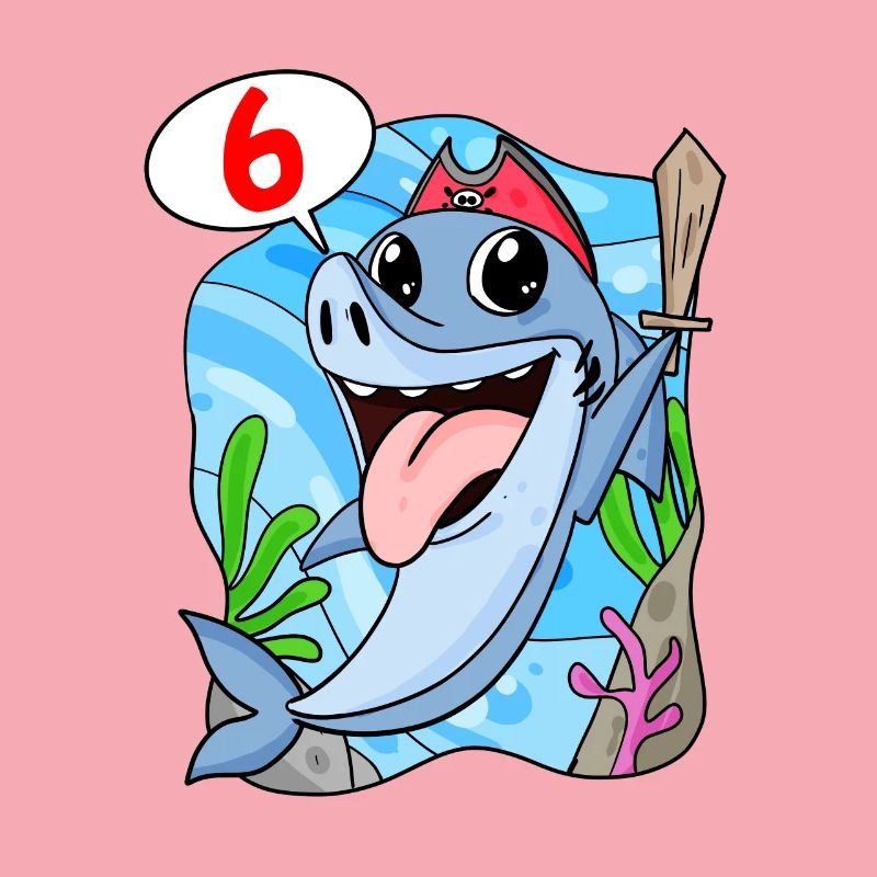 Requin Poisson Requin Pirate 6 ans Garçon