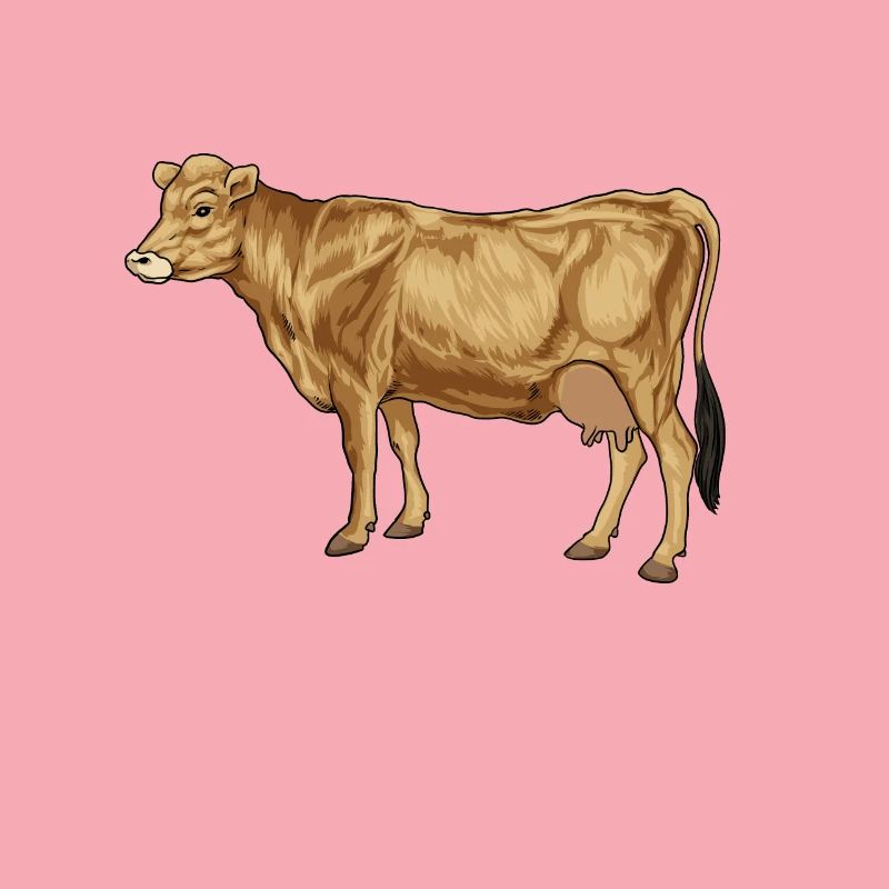 Dessin d’une vache Jersey
