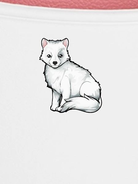 Zeichnung eines Polarfuchs