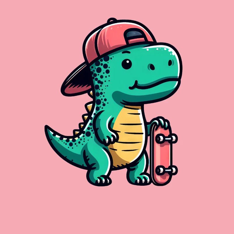T-Rex Skateboarder: A Fun and Creative