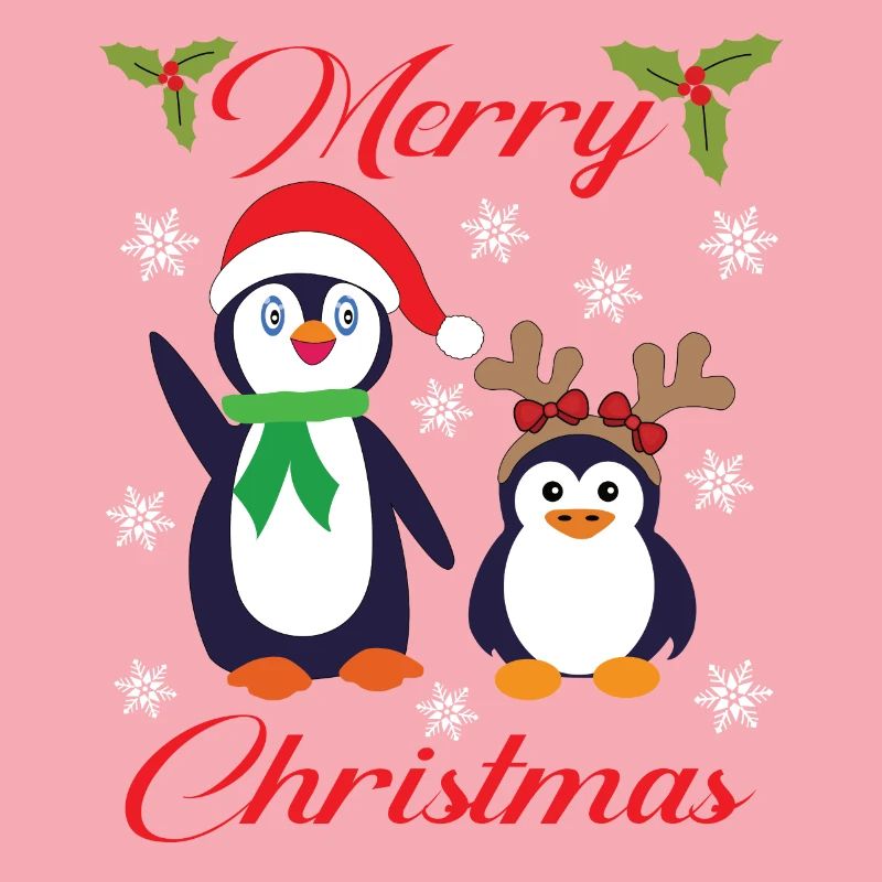 JOYEUX NOËL AVEC LES PINGOUINS DE NOËL