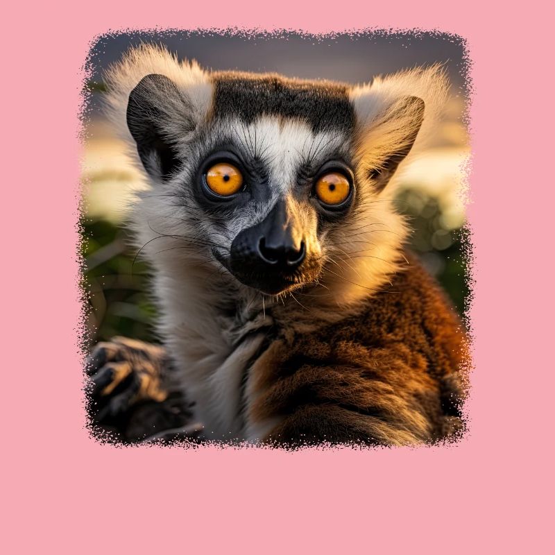 Ring-tailed lemurs realistic ring-tailed lemur