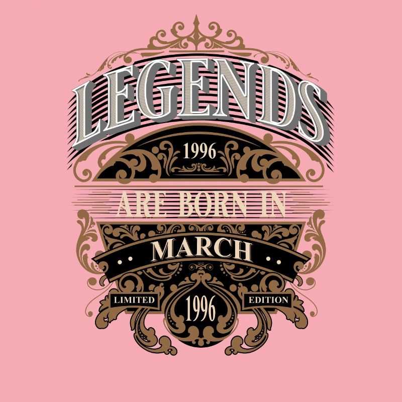 1996 Mars Naissance Anniversaire Année de naissance