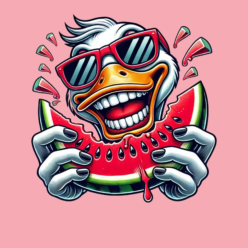 Cool Duck Été Pastèque Bande Dessinée