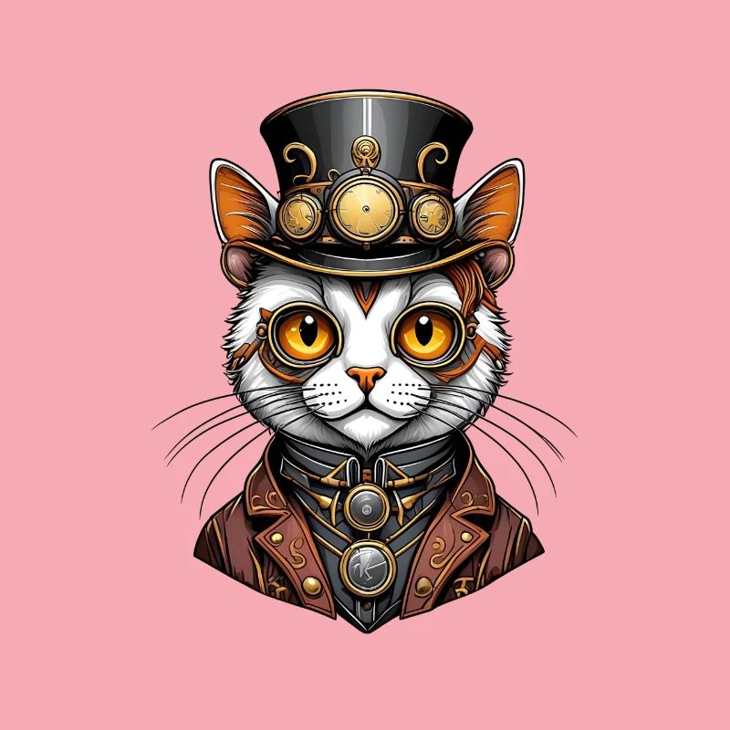 Steampunk-Katze