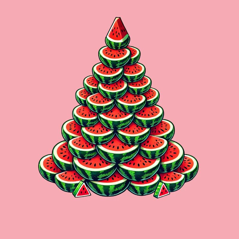 Christmas Tree Melon Summer Winter