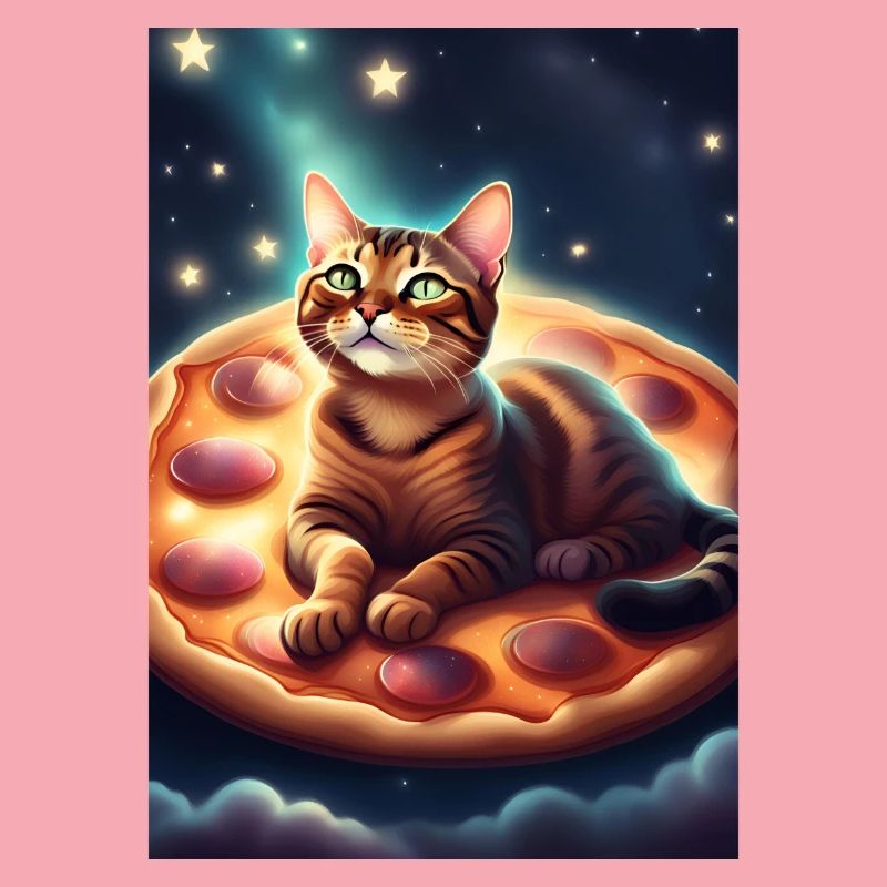 Pizza-Katze