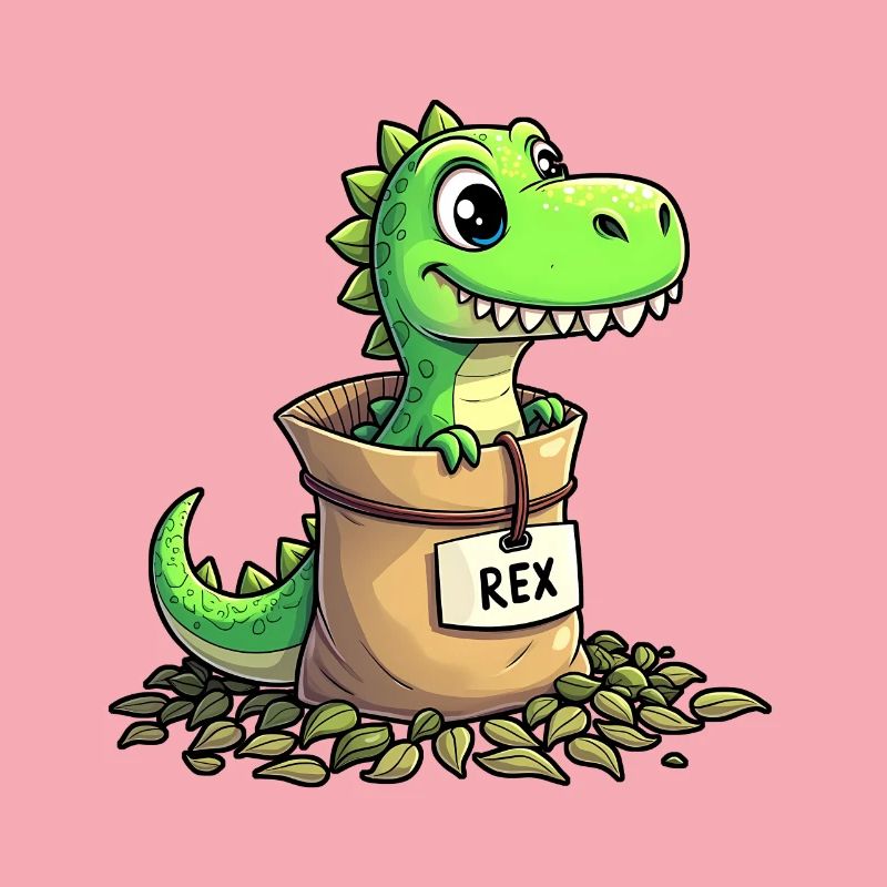 Tea Rex Dinosaurier