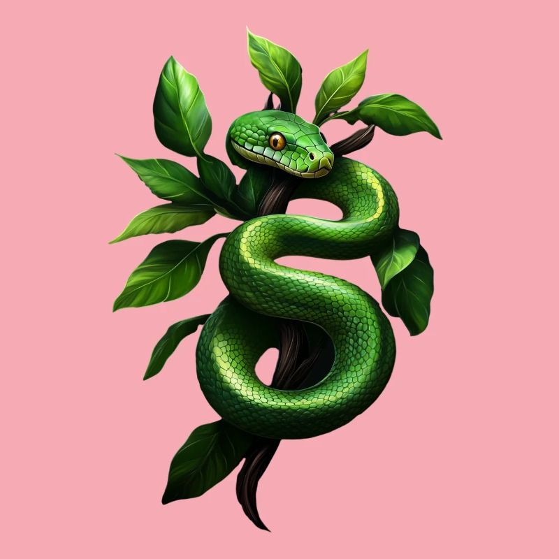 Green Tree Python Snakes Lover Terrarium