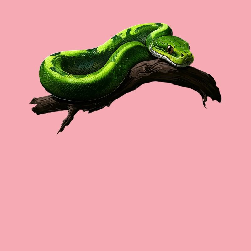 Green Tree Python Snakes Lover Terrarium