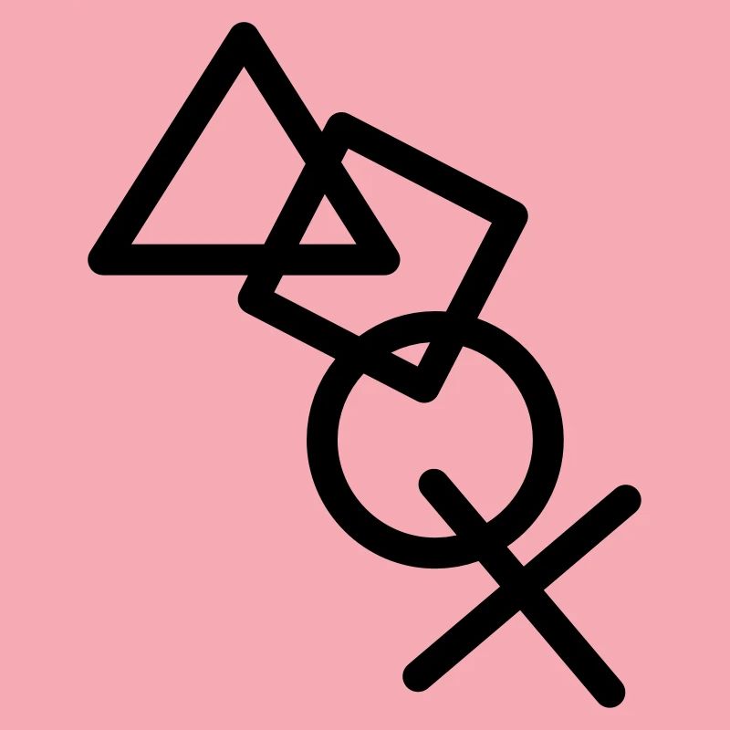 Cool X square triangle icons controller game kre
