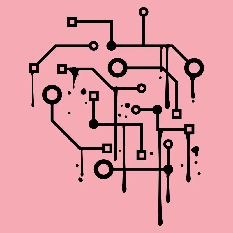 drop graffiti spray circuit wire data mic