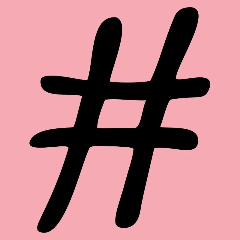 Conception de symbole Hashtag