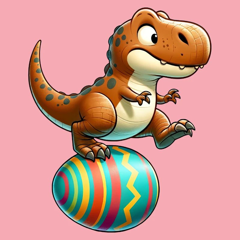 Dancing T-Rex, Easter Eggshell Fun