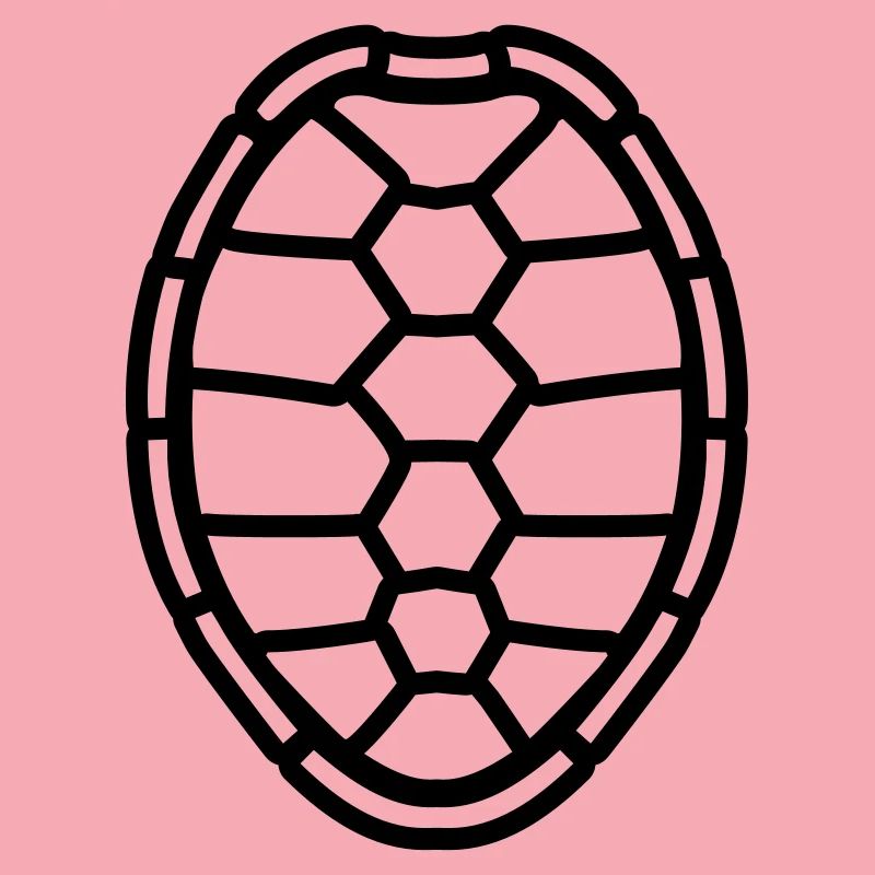 pattern turtle shell design logo comic cartoon tur