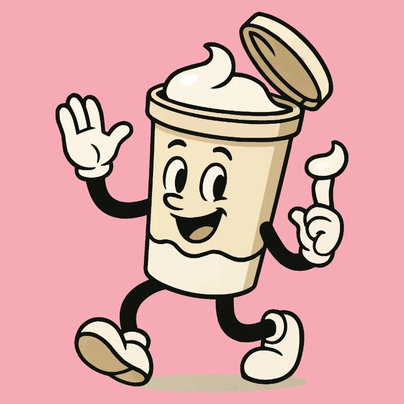 eiscreme becher comic