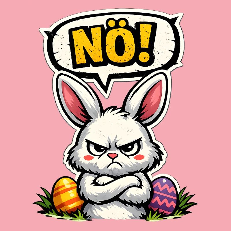 NÖ Hase Comic Ostern Geschenk