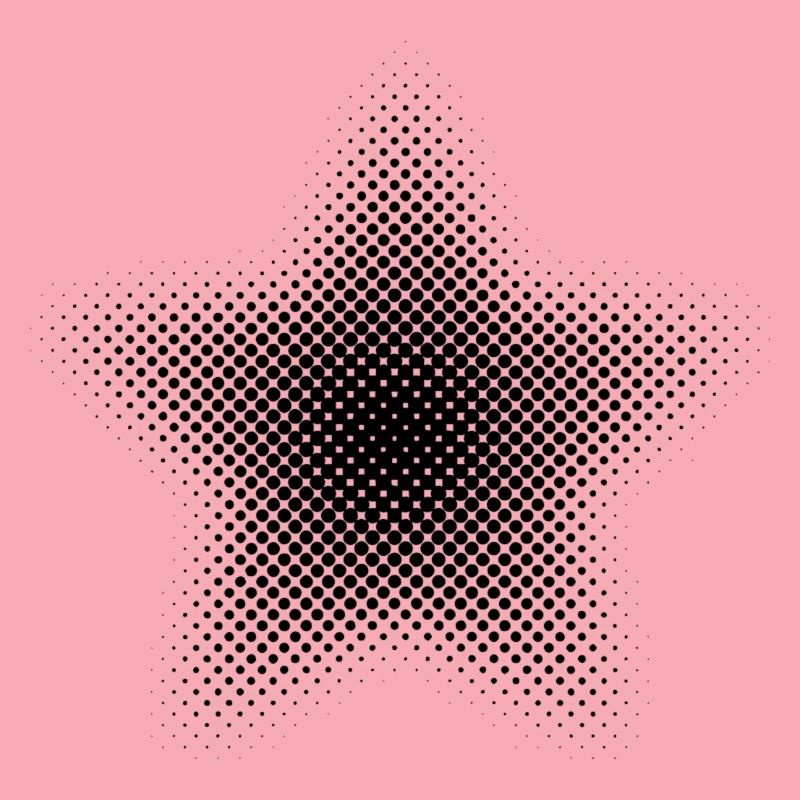 Points d’astérisque de pixel étoile