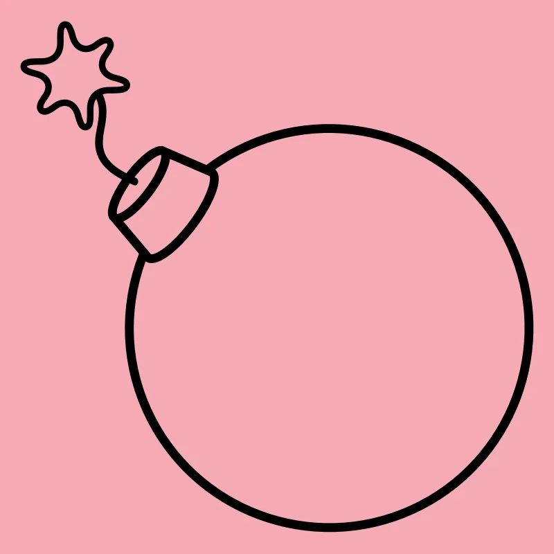 burned round ball sphere circle text b