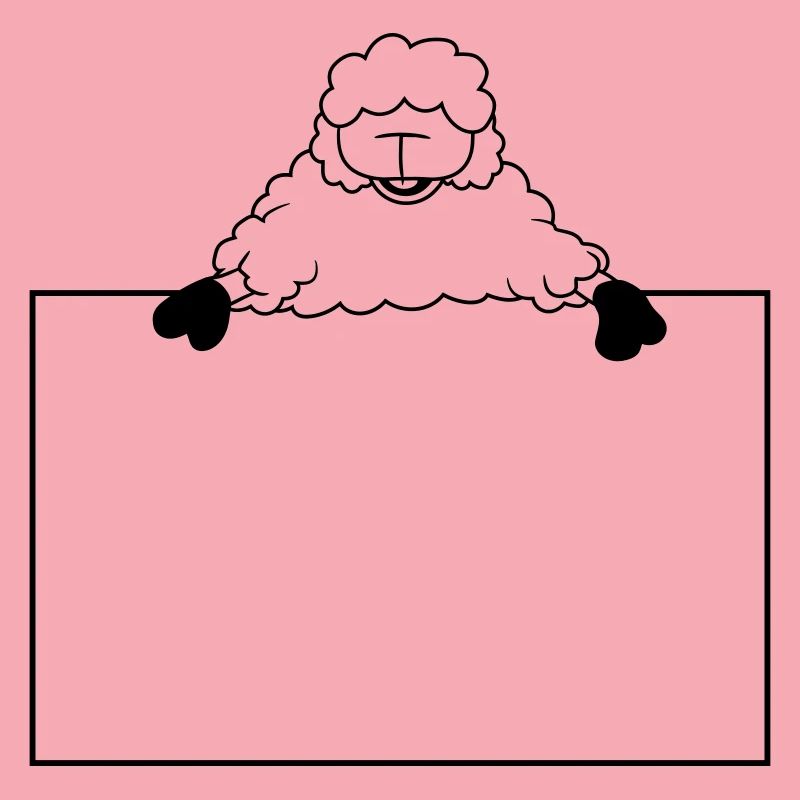 Shield-pointing sheep