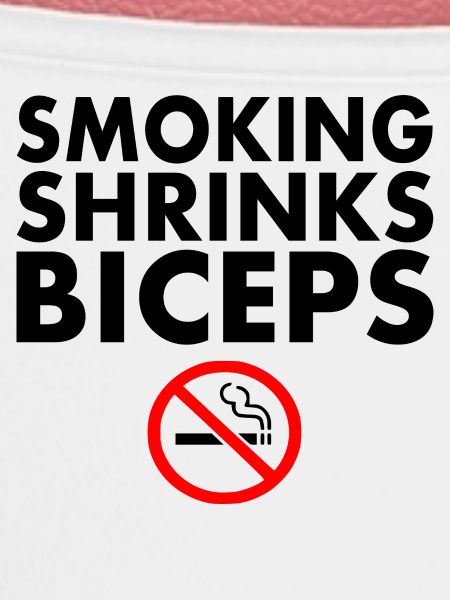 Smoking shrinks the biceps