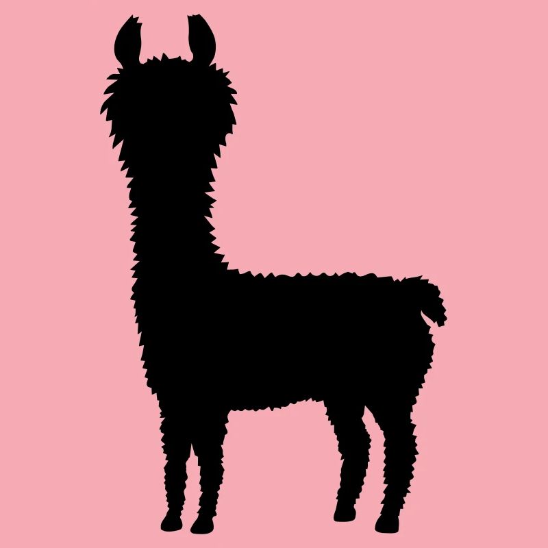 Cool Silhouette Alpaka