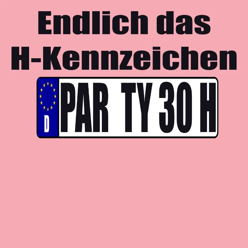 H Kennzeichen, Geburtstag 30 Geschenk Oldtimer fun