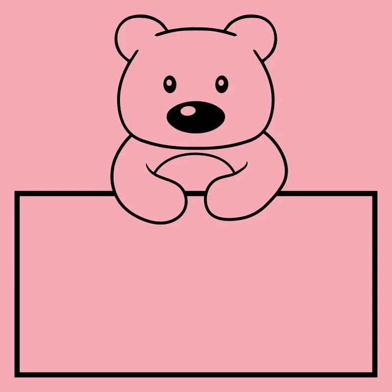 frame name shield text write teddy grizzly ba