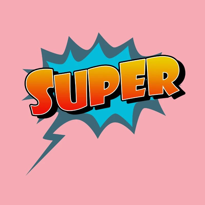 Super Comic Lettering Icon