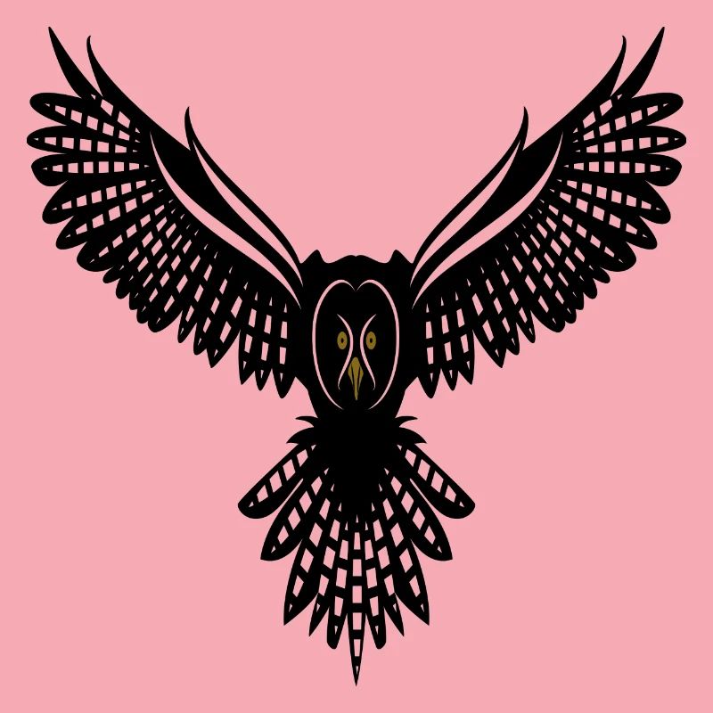 Eule Black Owl
