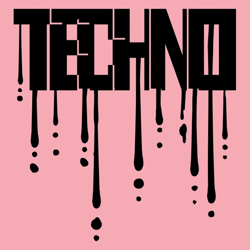 Gouttes de techno graffiti