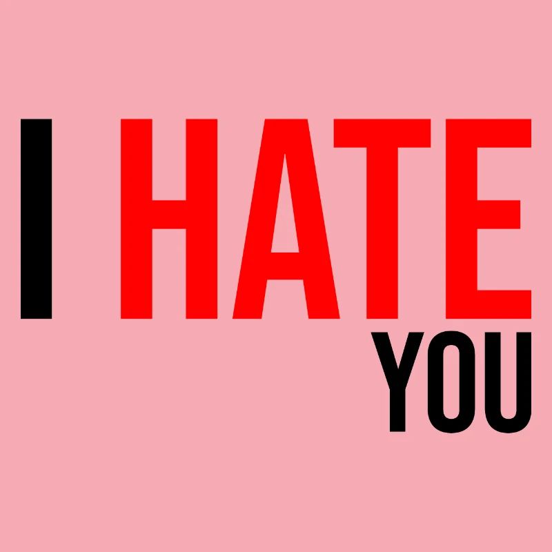 I hate you humor gift