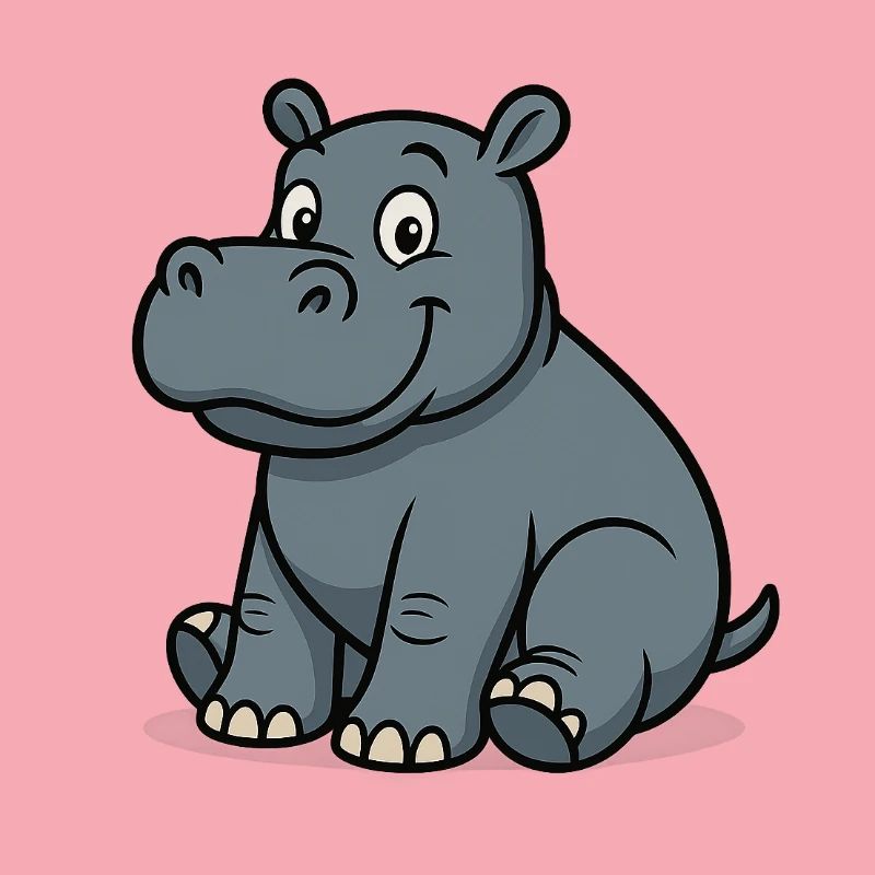 Süßes Nilpferd