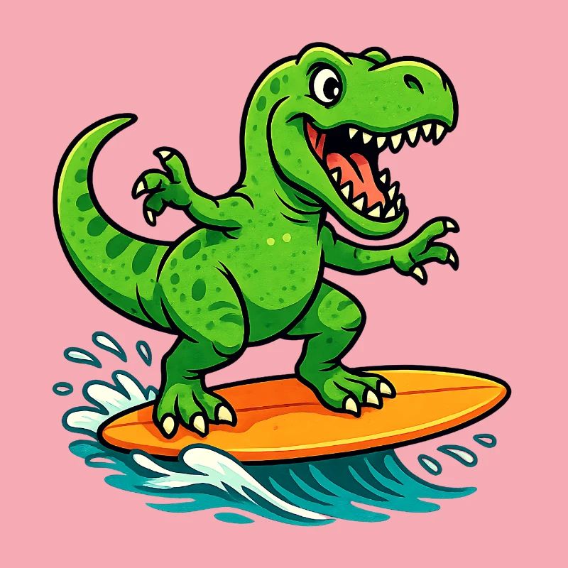 Surfen T Rex