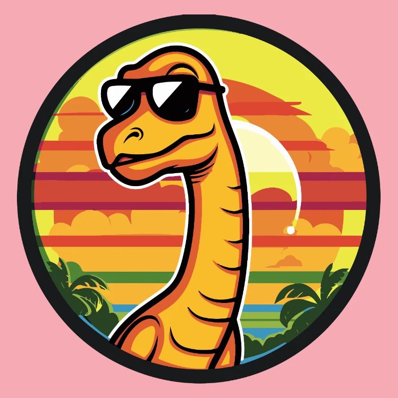 Dinosaurier brontosaurus Comic