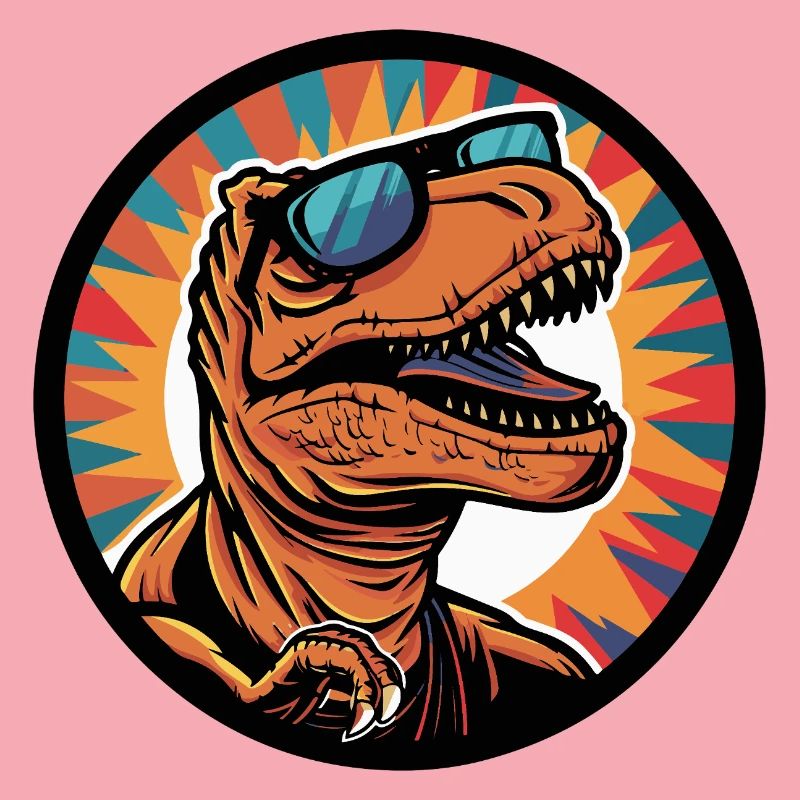 Dinosaur T-Rex Cool Comic