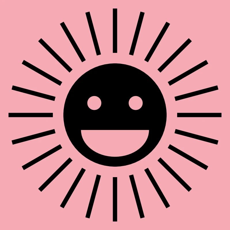 Soleil heureux | Conception de visage de soleil heureux