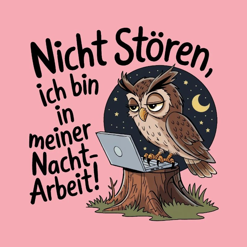 Eule auf Nachtschicht – Kaffee first!