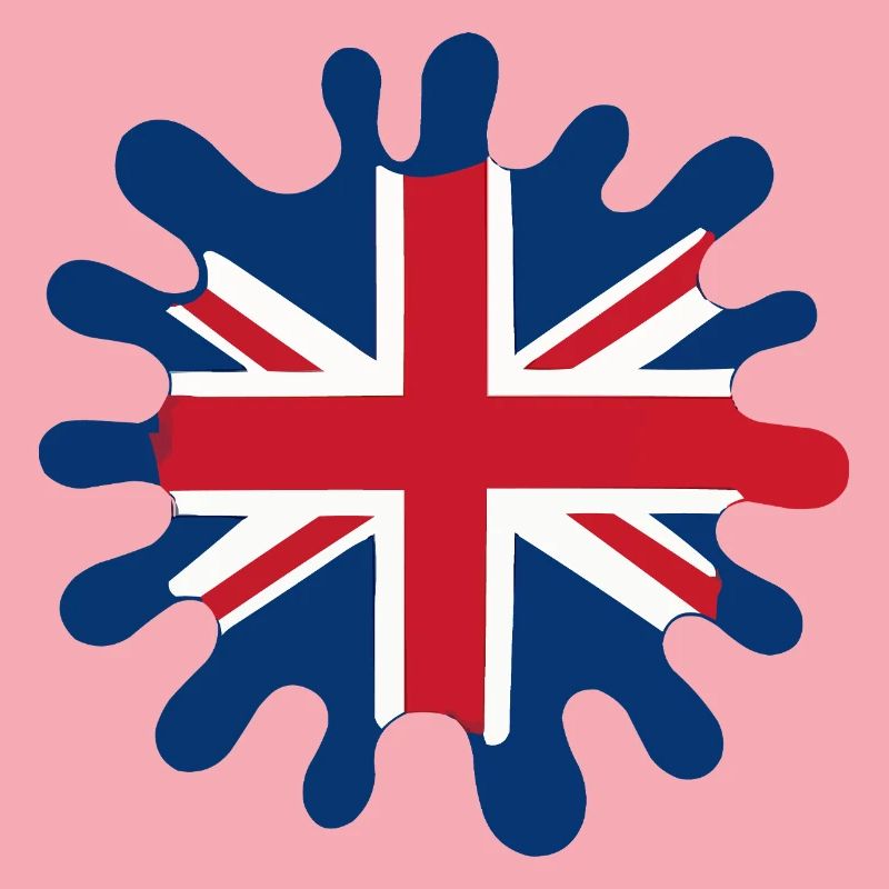 Blobs de drapeau de l’Angleterre