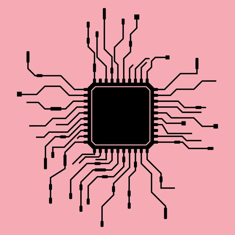 processor cpu wires wire cabling computer