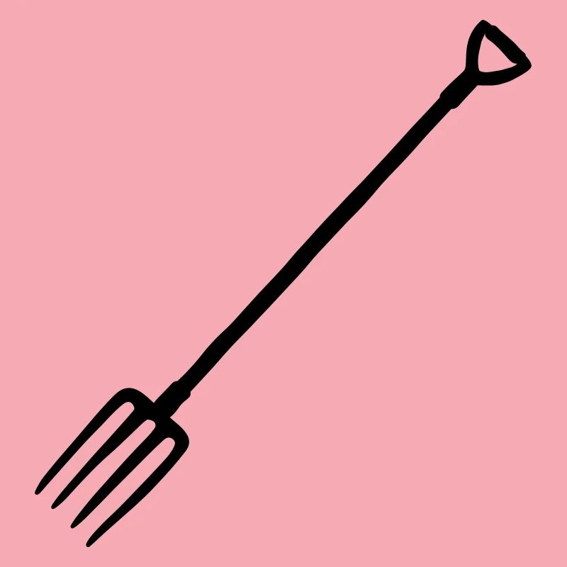 Silhouette Pitchfork Pitchfork Pitchfork