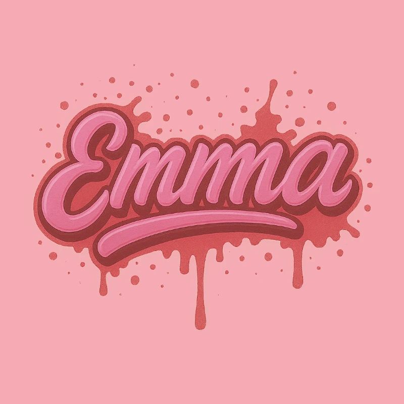 Graffiti Name Emma Gift Ideal Printable