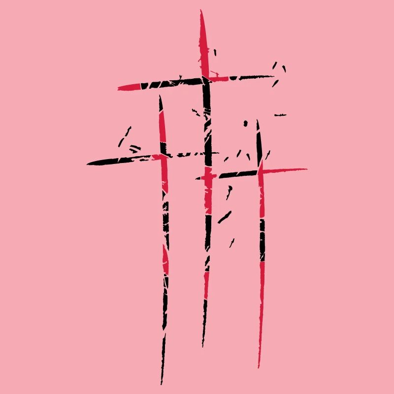 3 croix design pattern scratch cool symbole vieux