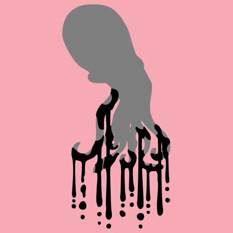 Tentacle Octopus Ink Drop Graffiti Spray Cool