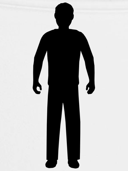 Umriss Mann Silhouette