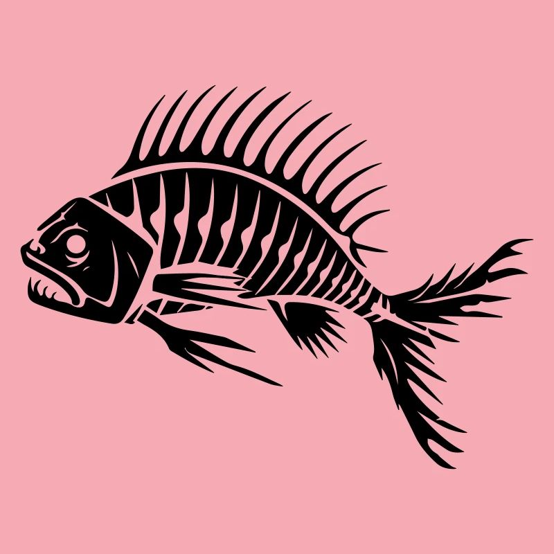 Fish bones (vector)