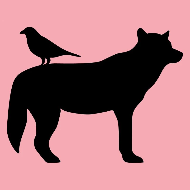 Wolf und Rabe