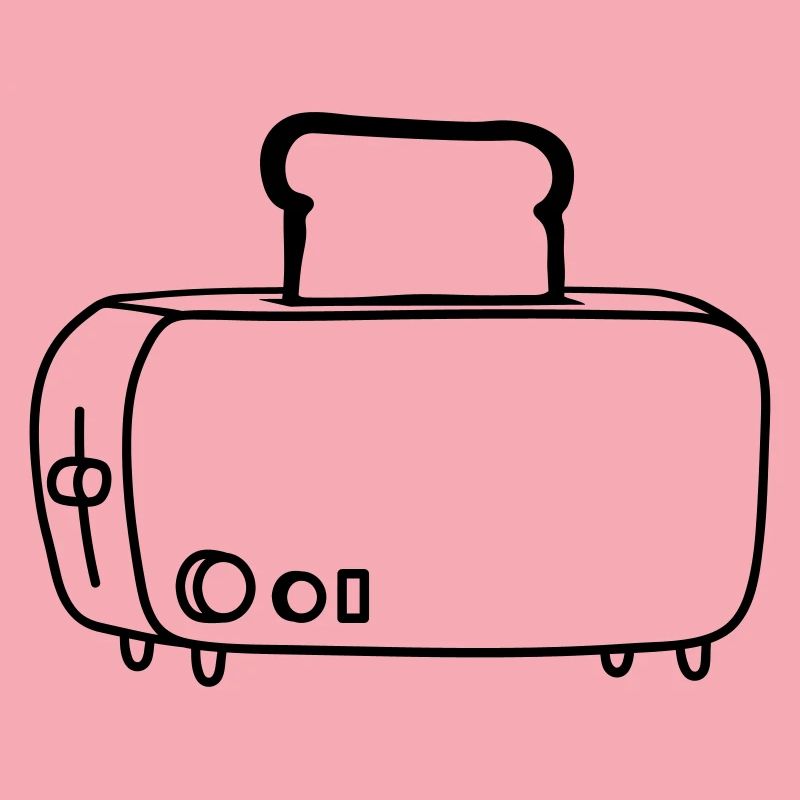 cool cartoon toaster