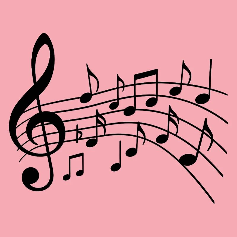 Musical Notes Variant 2 Black